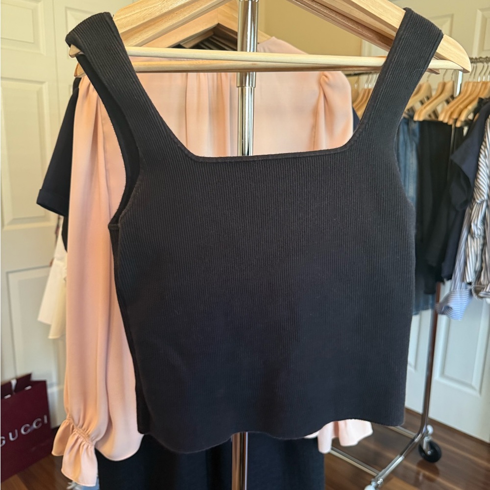 Reformation Julia Ribbed Sweater Tank